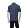 Chef Works Unisex Detroit Denim Short Sleeve Shirt Blue