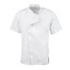 Chef Works Springfield Zipper Mens Chefs Jacket White