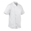 Chef Works Springfield Zipper Mens Chefs Jacket White