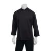 Chef Works Unisex Hartford Lightweight Chef Jacket Black