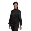 Chef Works Hartford Lightweight Zip Womens Chef Jacket Black