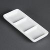 Olympia Whiteware 3 Section Dishes (12 pack)