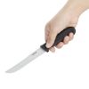 Hygiplas Scalloped Utility Knife Black 12.5cm