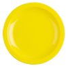 Olympia Kristallon Polypropylene Plates Yellow 174mm (12 pack)