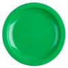 Olympia Kristallon Polypropylene Plates Green 174mm (12 pack)