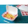 Fiesta Compostable Bagasse Hinged Food Containers 182mm