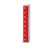 Elite Eight Door 450mm Deep Lockers Red