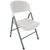 Bolero Foldaway Utility Chairs White (Pack of 2)