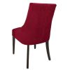 Bolero Dark Red Finesse Dining Chairs (Pack of 2)