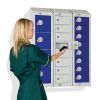 Elite Eight Door Personal Effects Lockers Blue