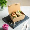 Vegware Compostable Microflute Takeaway Box 6x5