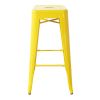 Bolero Bistro Yellow Steel?High Stool (Pack of 4)