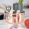 Vogue Induction Tri Wall Copper Saucepan 160mm