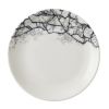 Churchill Kintsugi Accents Quartz Black Evolve Coupe Plate 165mm (Pack of 12)