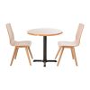 Fameg Wooden Flow Bentwood Beech Side Chairs (Pack of 2)