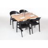 Bolero Pre-drilled Rectangular Tabletop Beech Effect