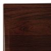 Bolero Pre-drilled Rectangular Tabletop Dark Brown