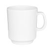 Olympia Kristallon Melamine Mugs White 340ml 12oz (6 pack)