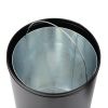 Bolero Steel Open Lid Bullet Bin Black 40Ltr