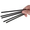 Fiesta Compostable Paper Cocktail Stirrer Straws Black (Pack of 250)