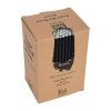 Fiesta Compostable Paper Cocktail Stirrer Straws Black (Pack of 250)