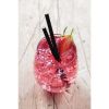 Fiesta Compostable Paper Cocktail Stirrer Straws Black (Pack of 250)