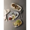 Churchill Breccia Oblong Chef Plate Agate Grey 157 x 237mm (Pack of 12)