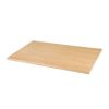 Bolero Pre-drilled Rectangular Table Top Natural Ash Veneer 1100 x 700mm