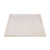 Bolero Pre-drilled Square Table Top Vintage White 700mm