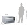 Polar U-Series Single Drawer Dual Temperature Counter Fridge Freezer 2xGN