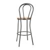 Bolero Clarisse High Stools Metallic Grey (Pack of 1)