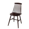 Fameg Farmhouse Angled Side Chairs Walnut Effect (Pack of 2)