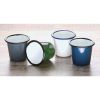 Olympia Enamel Sauce Cup White and Blue (Pack of 6)