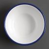 Olympia Enamel Pudding Bowls 155mm (Pack of 6)