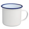 Olympia Large Enamel Soup Mugs 670ml (Pack of 6)