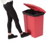 Jantex Kitchen Pedal Bin Red 65Ltr