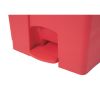 Jantex Kitchen Pedal Bin Red 65Ltr