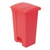 Jantex Kitchen Pedal Bin Red 87Ltr