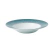 Churchill Studio Prints Raku Wide Rim Bowl Topaz Blue 280mm (Pack of 12)