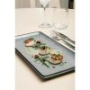 Olympia Mineral Rectangular Plate 335mm (Pack of 4)