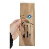 Kraft Recyclable Sealable Paper Cutlery Bags (Pack of 2000)