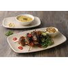 Churchill Raku Oblong Chef Plates Agate Grey 199 x 300mm (Pack of 6)