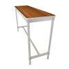 GoPak Enviro Indoor High Table Teak Effect