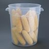 Vogue Polypropylene Round Food Storage Container 20Ltr