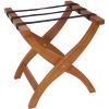 Bolero Wooden Suitcase Stand Honey