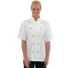 Whites Chicago Unisex Chefs Jacket Short Sleeve White