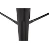 Bolero Bistro Steel?High Stool Black (Pack of 4)