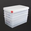 Araven Polypropylene 1/1 Gastronorm Food Storage Box 28Ltr (Pack of 4)