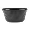 Olympia Kristallon Melamine Fluted Ramekins Black 76mm (12 pack)