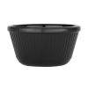 Olympia Kristallon Melamine Fluted Ramekins Black 89mm (12 pack)